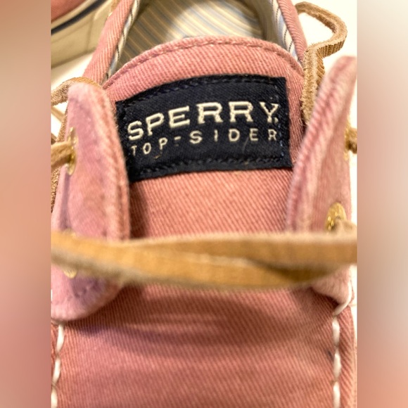 Sperry top-sider women’s Bahama 2-eye pink boat shoe - Picture 6 of 7